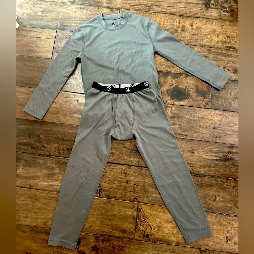 Thermal top and pants.  Worn two times